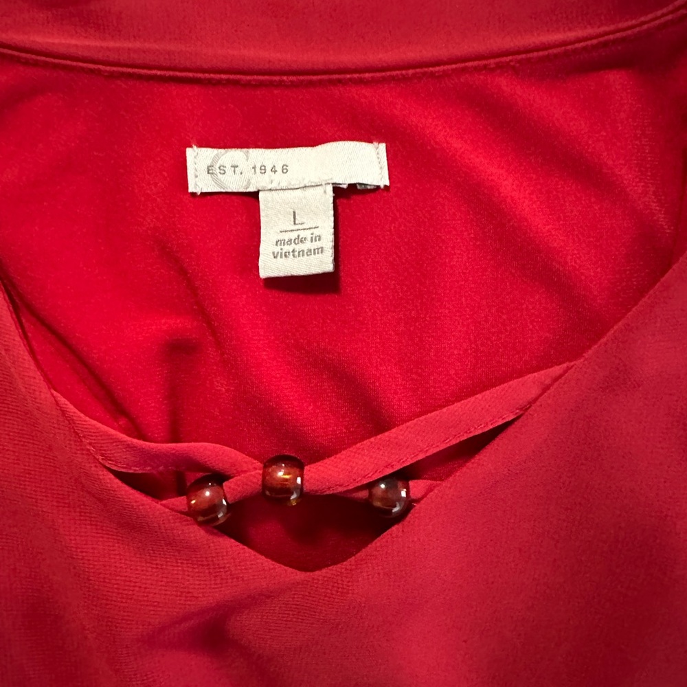 Red Cato top - Picture 3 of 3